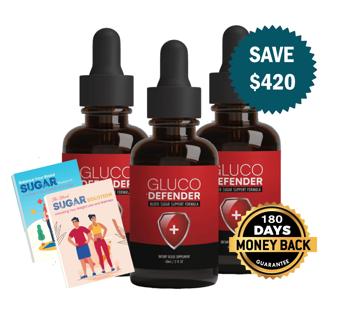 Gluco Defender 3 bottle